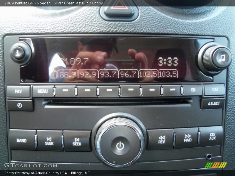Silver Green Metallic / Ebony 2009 Pontiac G6 V6 Sedan