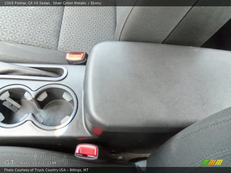 Silver Green Metallic / Ebony 2009 Pontiac G6 V6 Sedan