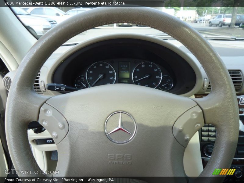 Pewter Metallic / Stone 2006 Mercedes-Benz C 280 4Matic Luxury