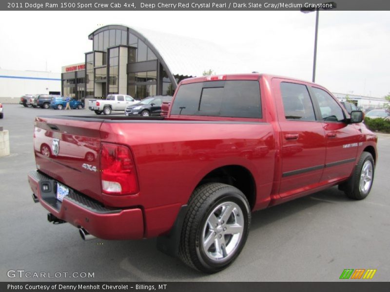 Deep Cherry Red Crystal Pearl / Dark Slate Gray/Medium Graystone 2011 Dodge Ram 1500 Sport Crew Cab 4x4