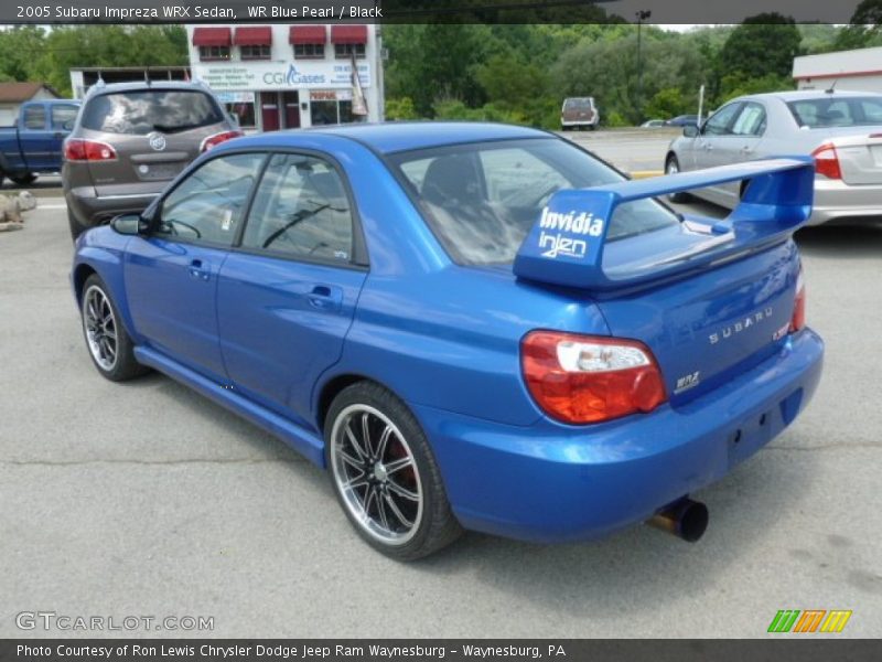 WR Blue Pearl / Black 2005 Subaru Impreza WRX Sedan