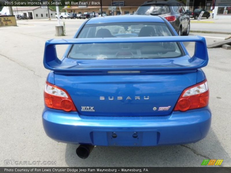 WR Blue Pearl / Black 2005 Subaru Impreza WRX Sedan