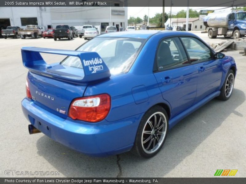 WR Blue Pearl / Black 2005 Subaru Impreza WRX Sedan