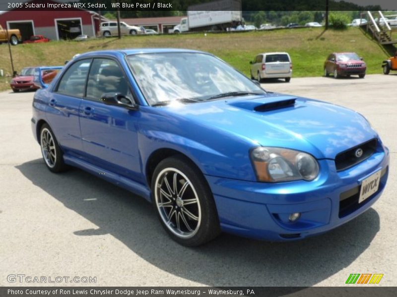 WR Blue Pearl / Black 2005 Subaru Impreza WRX Sedan