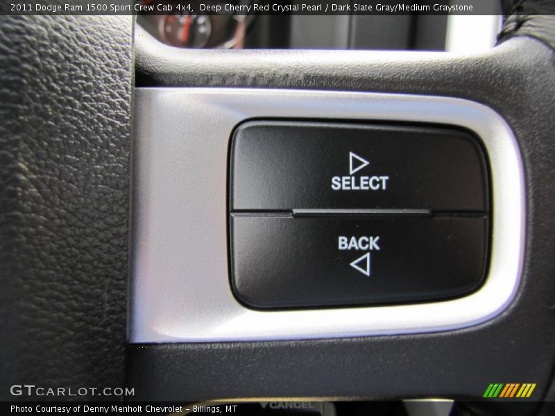 Deep Cherry Red Crystal Pearl / Dark Slate Gray/Medium Graystone 2011 Dodge Ram 1500 Sport Crew Cab 4x4