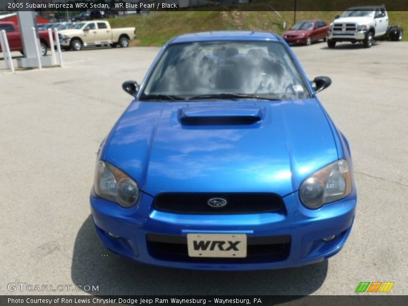 WR Blue Pearl / Black 2005 Subaru Impreza WRX Sedan