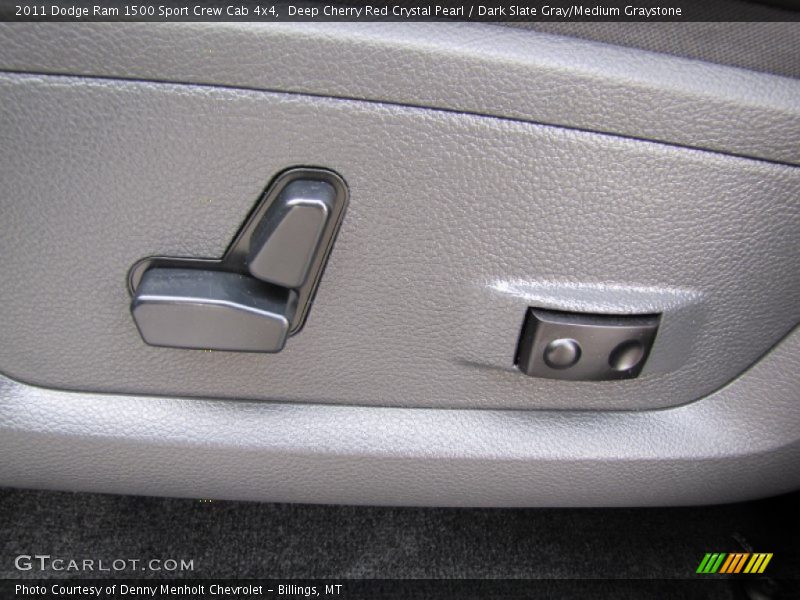 Deep Cherry Red Crystal Pearl / Dark Slate Gray/Medium Graystone 2011 Dodge Ram 1500 Sport Crew Cab 4x4