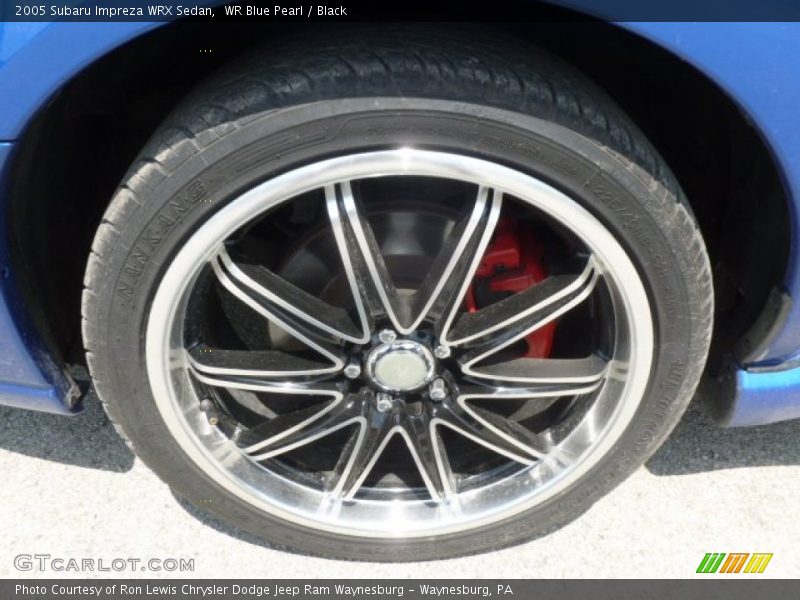 WR Blue Pearl / Black 2005 Subaru Impreza WRX Sedan
