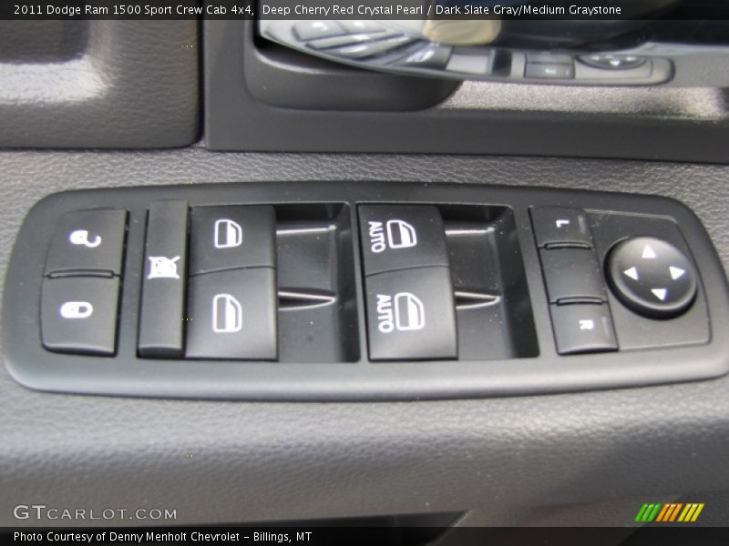 Deep Cherry Red Crystal Pearl / Dark Slate Gray/Medium Graystone 2011 Dodge Ram 1500 Sport Crew Cab 4x4