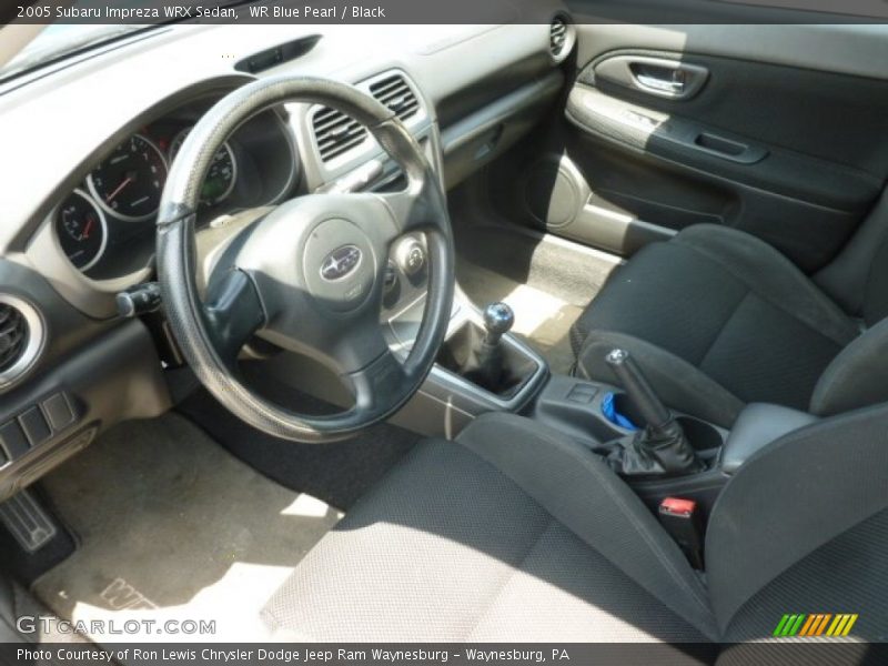 WR Blue Pearl / Black 2005 Subaru Impreza WRX Sedan