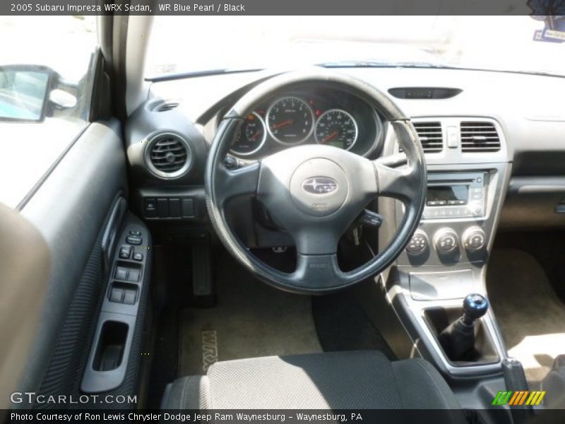 WR Blue Pearl / Black 2005 Subaru Impreza WRX Sedan
