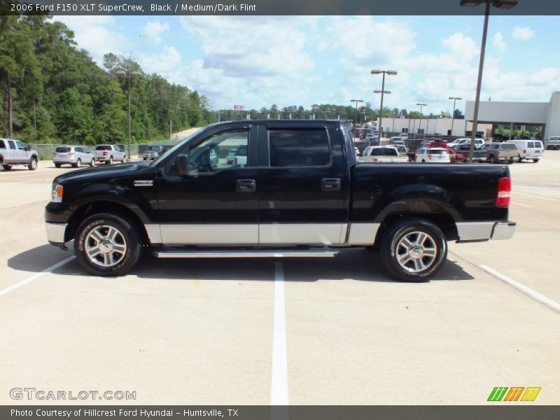 Black / Medium/Dark Flint 2006 Ford F150 XLT SuperCrew