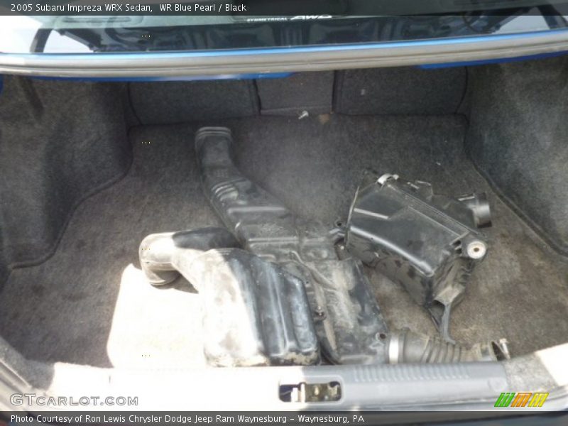 WR Blue Pearl / Black 2005 Subaru Impreza WRX Sedan