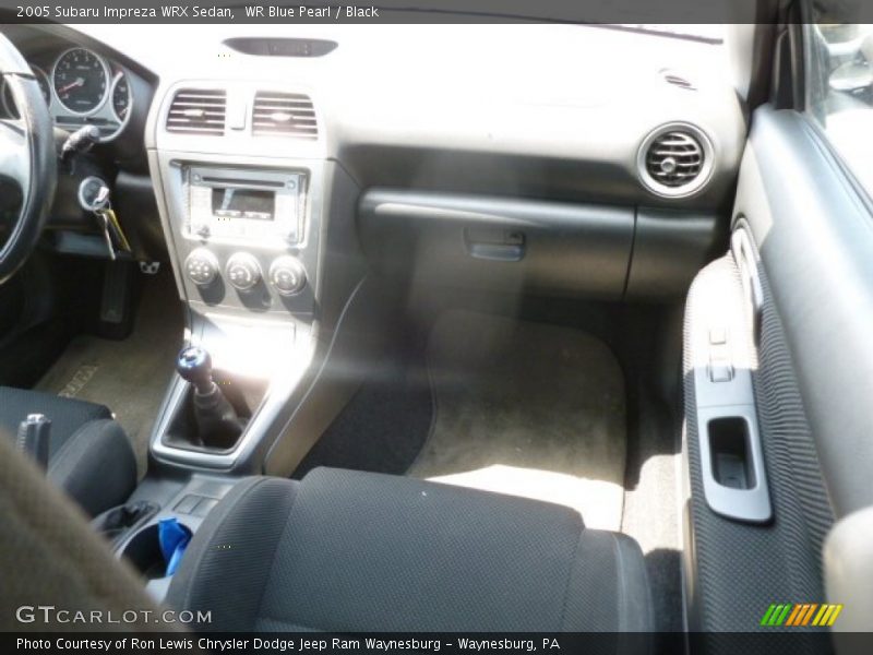 WR Blue Pearl / Black 2005 Subaru Impreza WRX Sedan