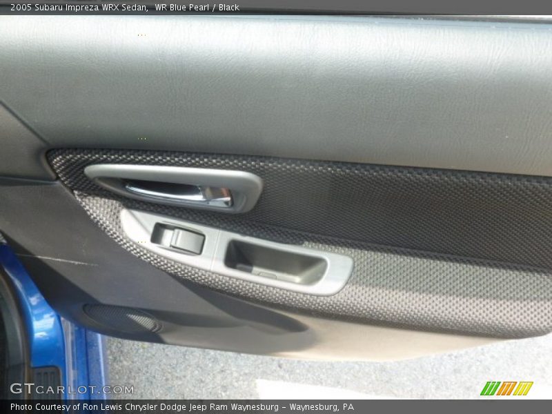 WR Blue Pearl / Black 2005 Subaru Impreza WRX Sedan