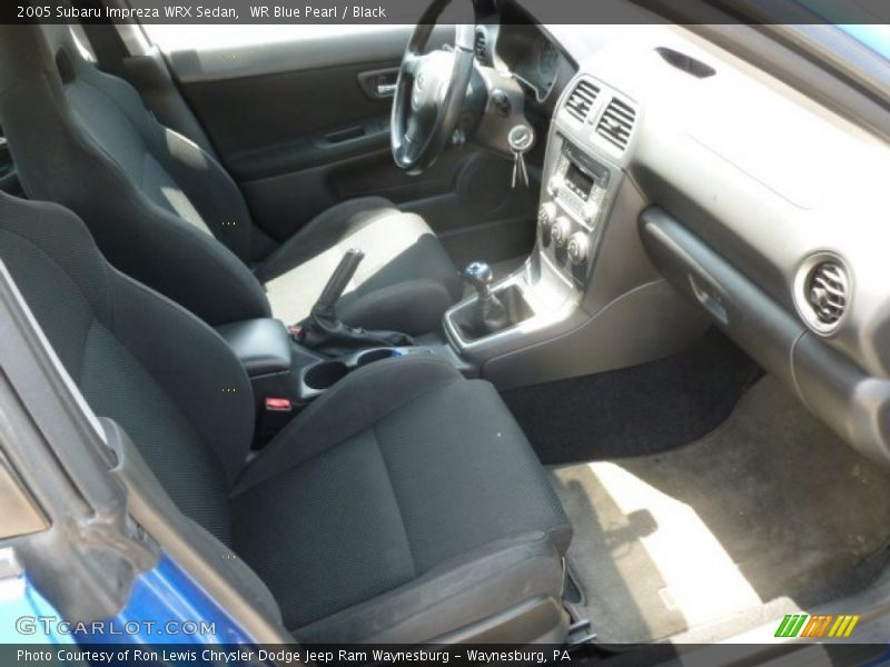 WR Blue Pearl / Black 2005 Subaru Impreza WRX Sedan
