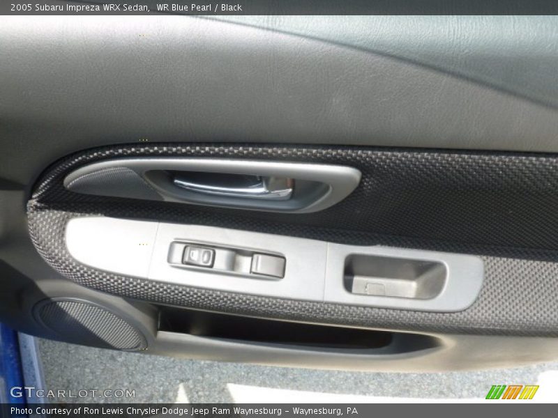 WR Blue Pearl / Black 2005 Subaru Impreza WRX Sedan