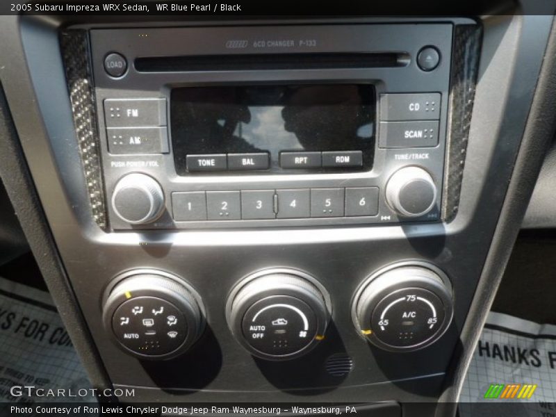 WR Blue Pearl / Black 2005 Subaru Impreza WRX Sedan