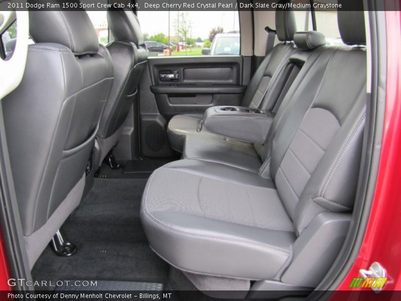 Deep Cherry Red Crystal Pearl / Dark Slate Gray/Medium Graystone 2011 Dodge Ram 1500 Sport Crew Cab 4x4