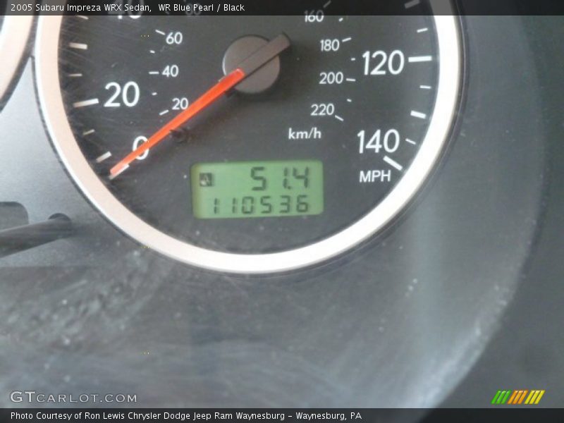 WR Blue Pearl / Black 2005 Subaru Impreza WRX Sedan