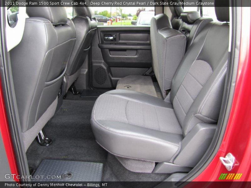 Deep Cherry Red Crystal Pearl / Dark Slate Gray/Medium Graystone 2011 Dodge Ram 1500 Sport Crew Cab 4x4