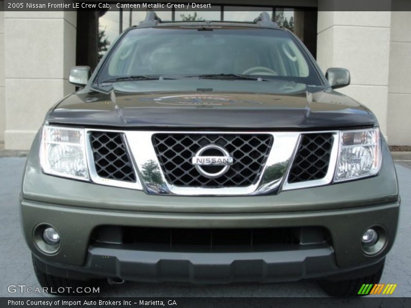 Canteen Metallic Green / Desert 2005 Nissan Frontier LE Crew Cab