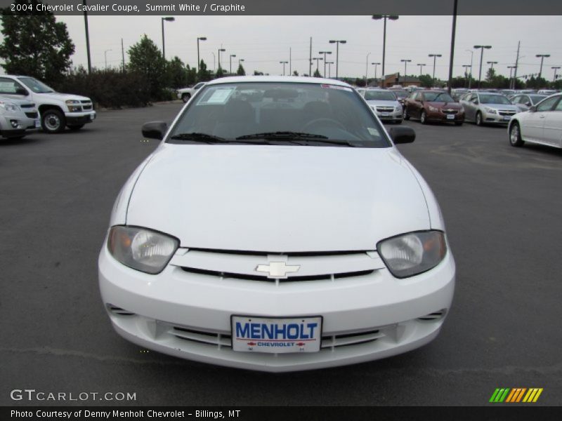 Summit White / Graphite 2004 Chevrolet Cavalier Coupe