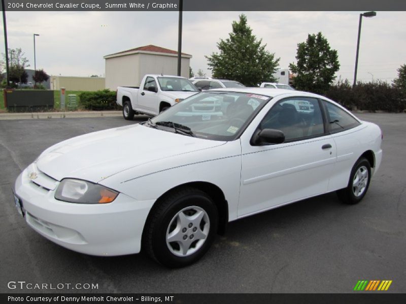 Summit White / Graphite 2004 Chevrolet Cavalier Coupe