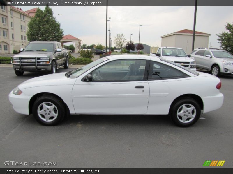 Summit White / Graphite 2004 Chevrolet Cavalier Coupe