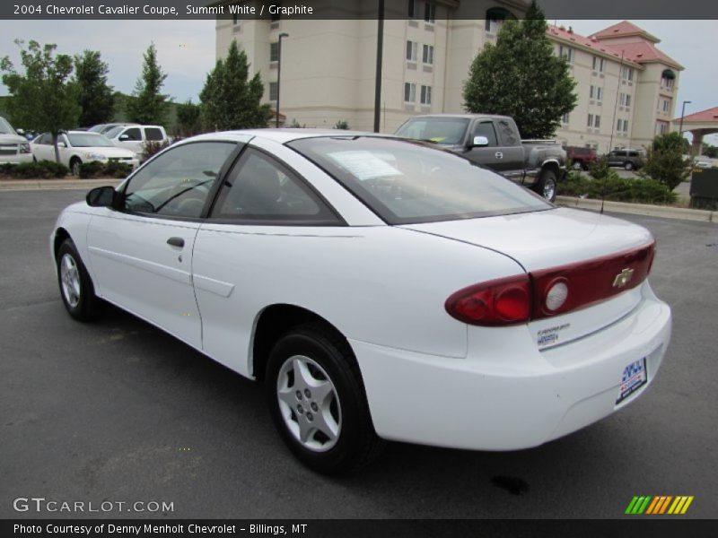 Summit White / Graphite 2004 Chevrolet Cavalier Coupe