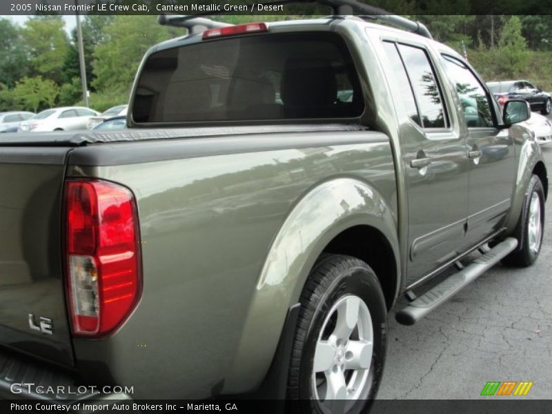 Canteen Metallic Green / Desert 2005 Nissan Frontier LE Crew Cab
