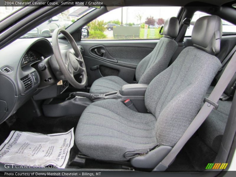 Summit White / Graphite 2004 Chevrolet Cavalier Coupe