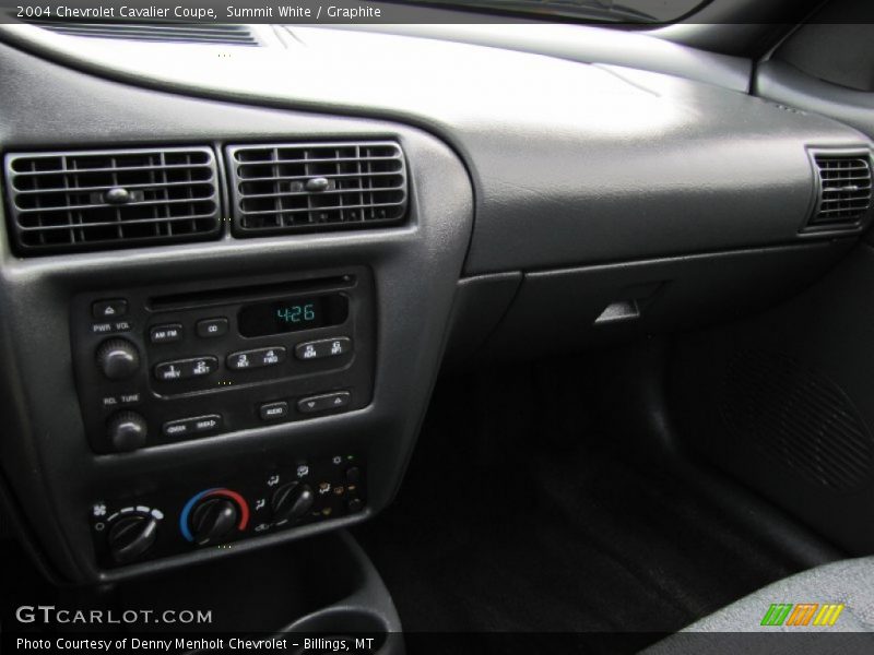 Summit White / Graphite 2004 Chevrolet Cavalier Coupe