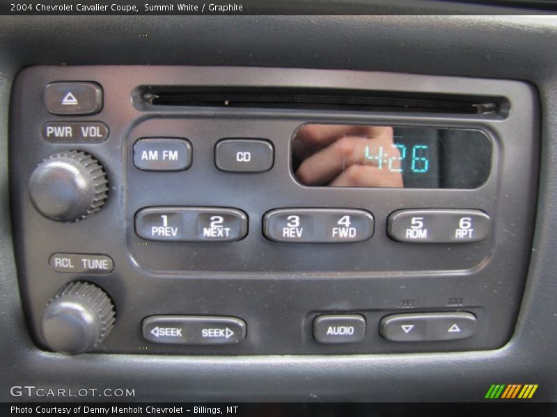 Summit White / Graphite 2004 Chevrolet Cavalier Coupe