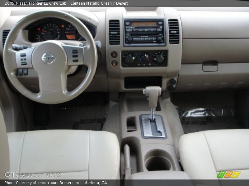 Canteen Metallic Green / Desert 2005 Nissan Frontier LE Crew Cab