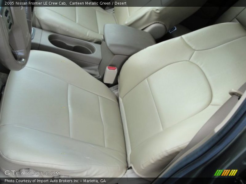 Canteen Metallic Green / Desert 2005 Nissan Frontier LE Crew Cab