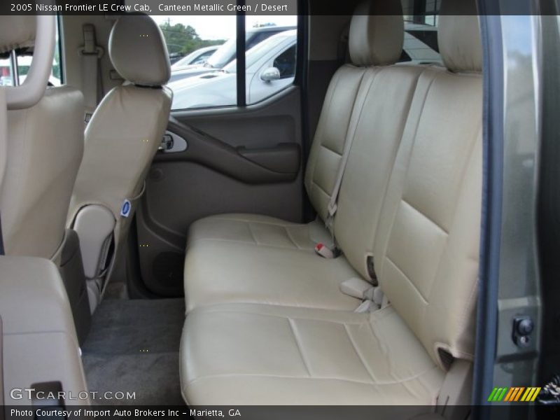 Canteen Metallic Green / Desert 2005 Nissan Frontier LE Crew Cab
