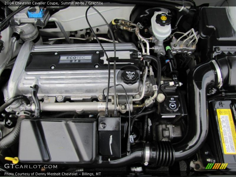 Summit White / Graphite 2004 Chevrolet Cavalier Coupe