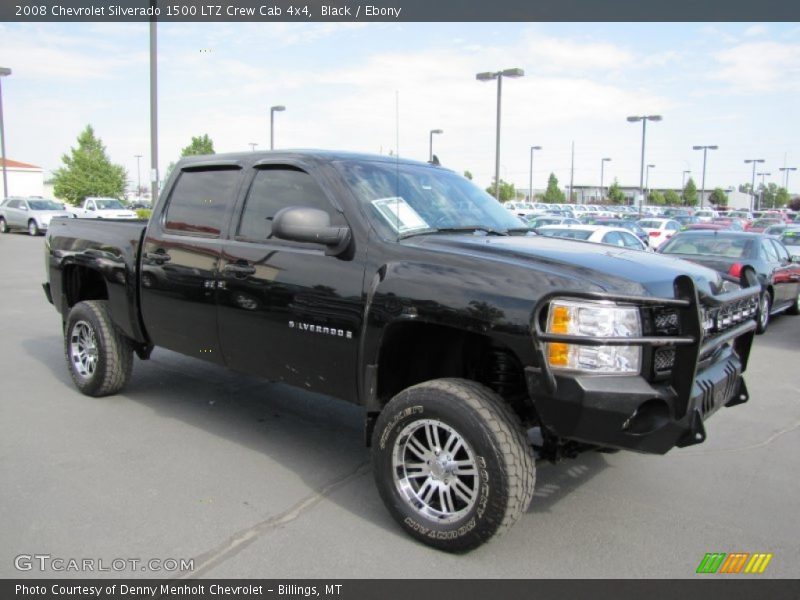 Black / Ebony 2008 Chevrolet Silverado 1500 LTZ Crew Cab 4x4