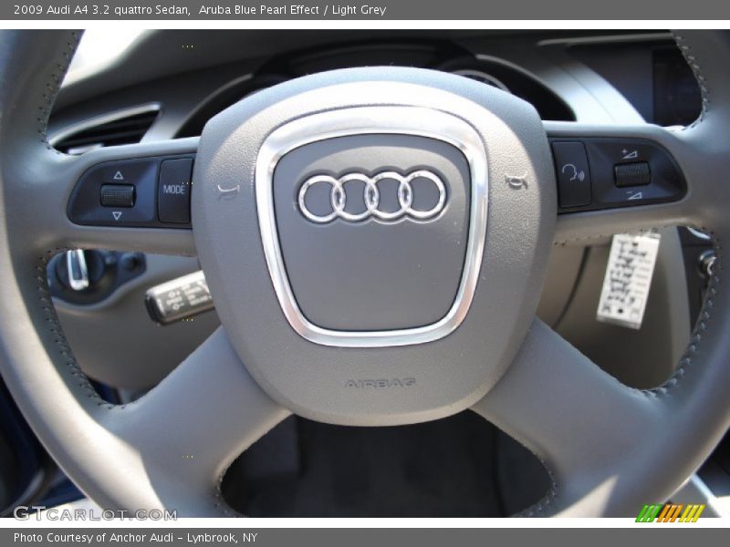 Aruba Blue Pearl Effect / Light Grey 2009 Audi A4 3.2 quattro Sedan