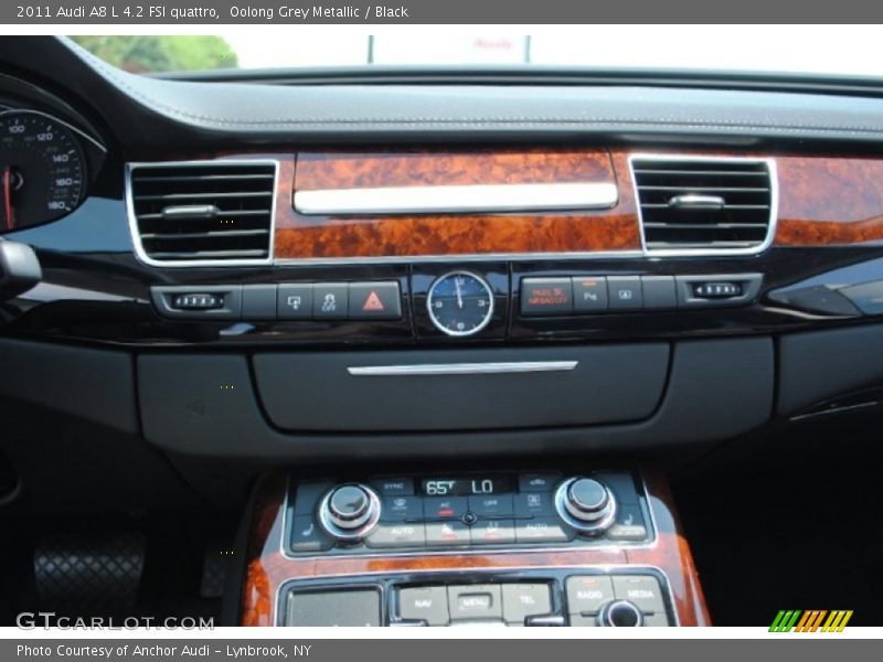 Oolong Grey Metallic / Black 2011 Audi A8 L 4.2 FSI quattro