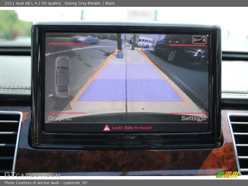 Oolong Grey Metallic / Black 2011 Audi A8 L 4.2 FSI quattro