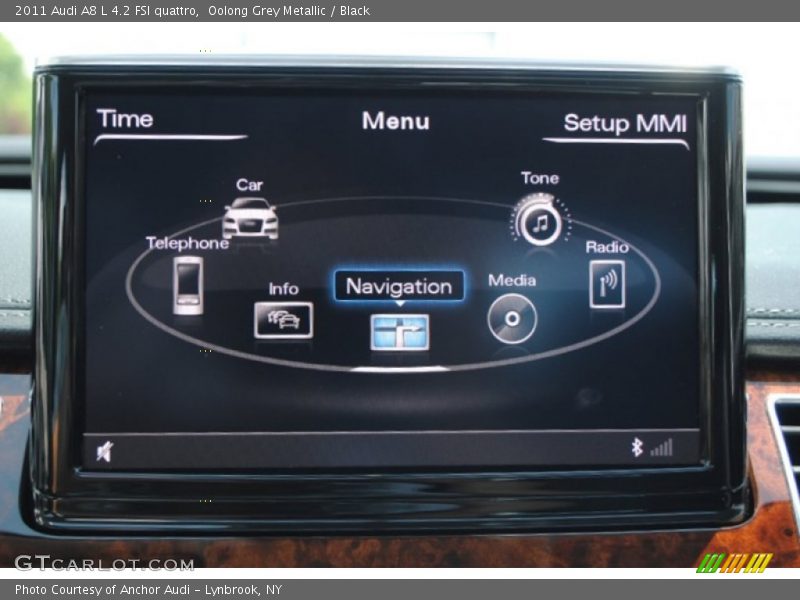 Oolong Grey Metallic / Black 2011 Audi A8 L 4.2 FSI quattro