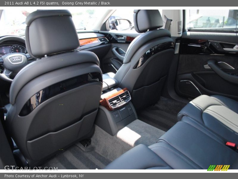 Oolong Grey Metallic / Black 2011 Audi A8 L 4.2 FSI quattro