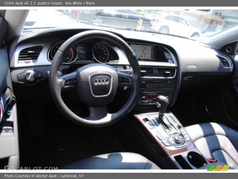 Ibis White / Black 2009 Audi A5 3.2 quattro Coupe