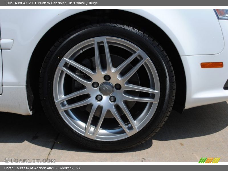 Ibis White / Beige 2009 Audi A4 2.0T quattro Cabriolet