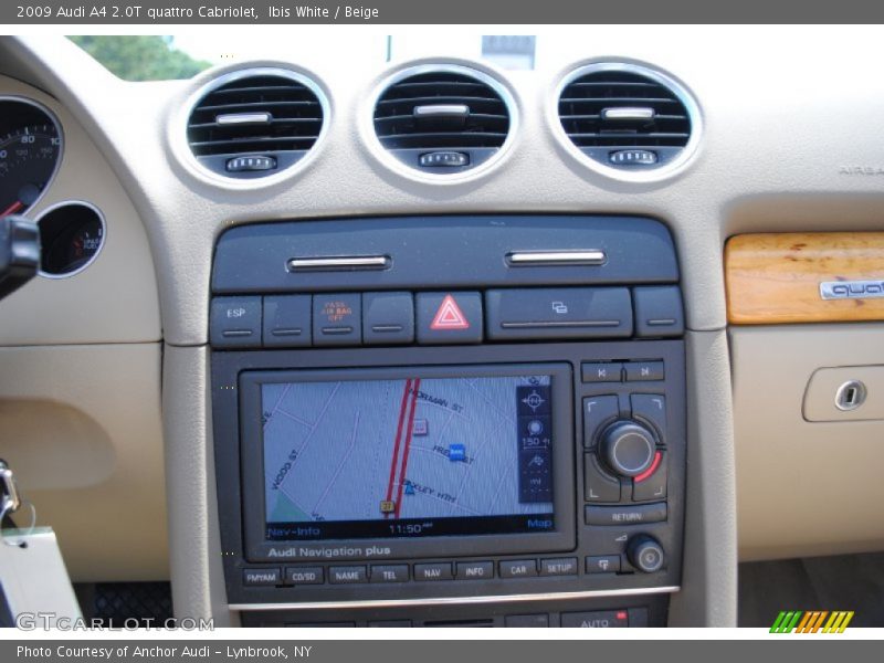Ibis White / Beige 2009 Audi A4 2.0T quattro Cabriolet