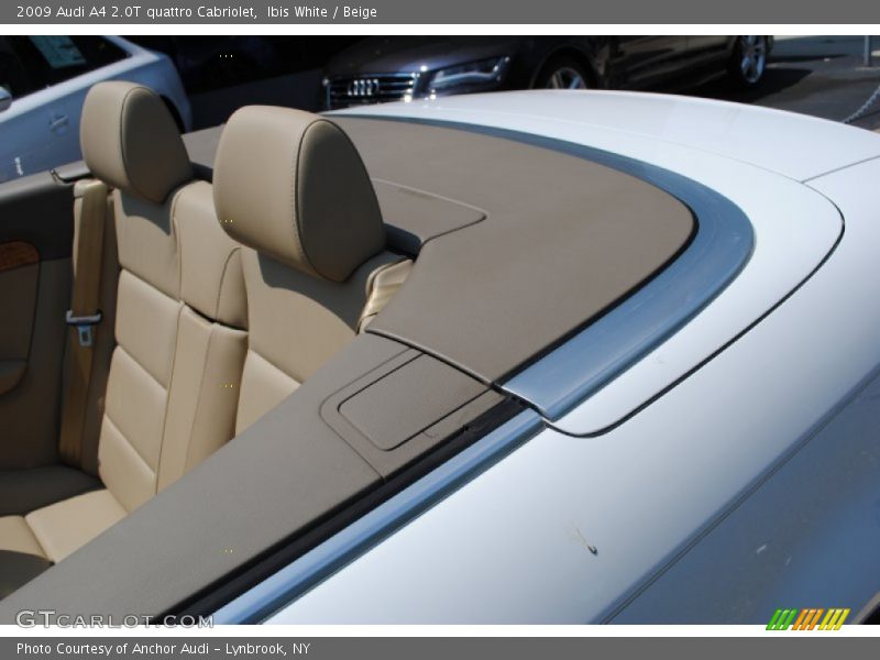Ibis White / Beige 2009 Audi A4 2.0T quattro Cabriolet