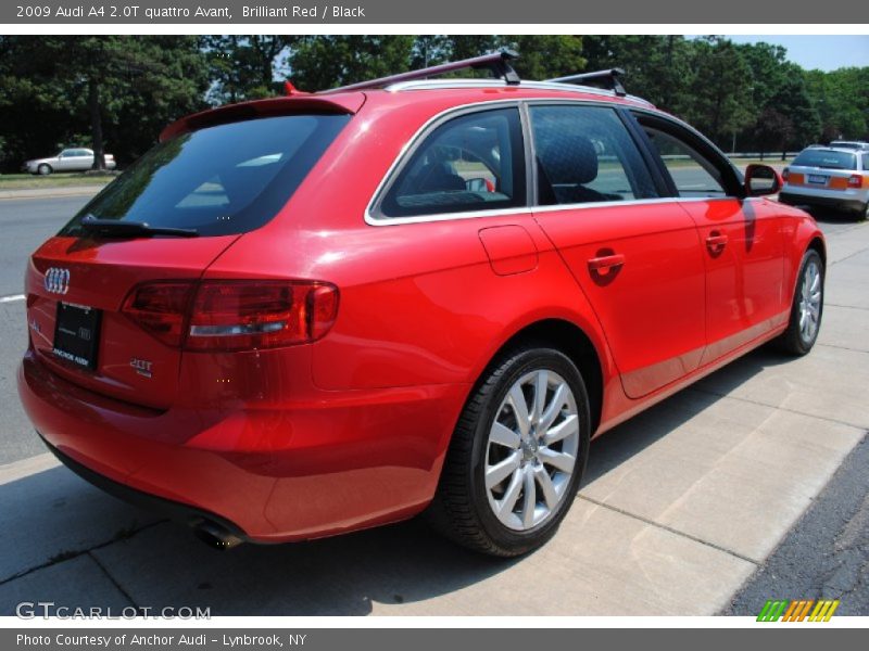 Brilliant Red / Black 2009 Audi A4 2.0T quattro Avant