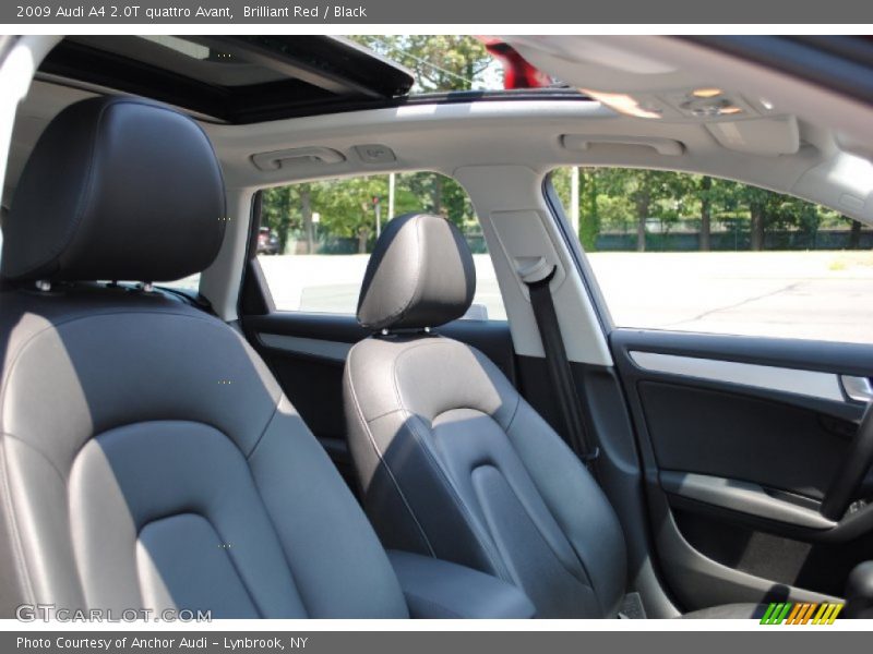 Brilliant Red / Black 2009 Audi A4 2.0T quattro Avant